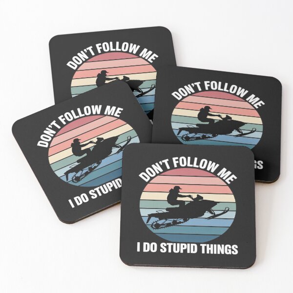 Item preview, Don’t Follow Me Vintage Snowmobile Lover Riders designed and sold by LegendsArt75.