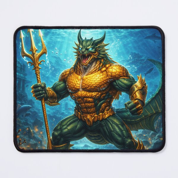 Item preview, Tidebound Ocean Sentinel Dragon – Superhero Dragon Heroes Art designed and sold by EpicDragons-.
