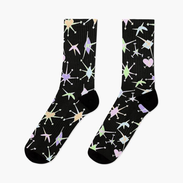 Item preview, hearts, diamonds, and stars, black background designed and sold by mntimg.