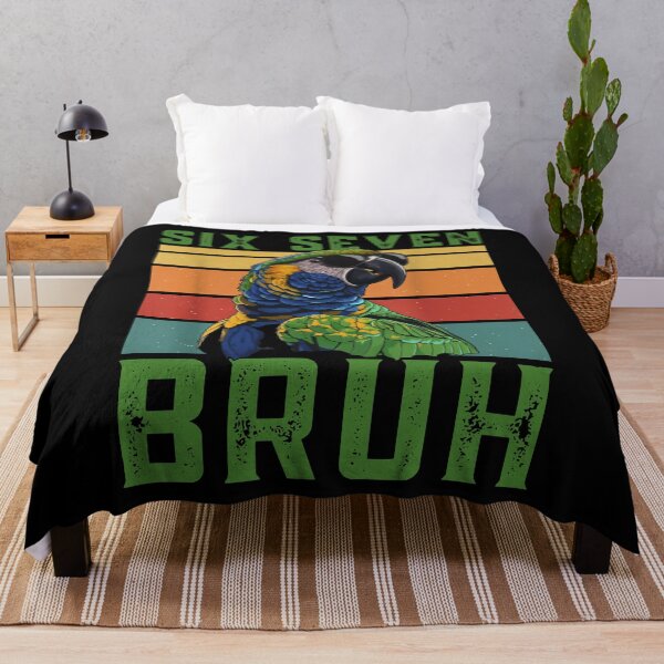 Item preview, Cool Parrot Retro Six Seven 67 6 7 Bruh Shirt designed and sold by LashondaGreen89.