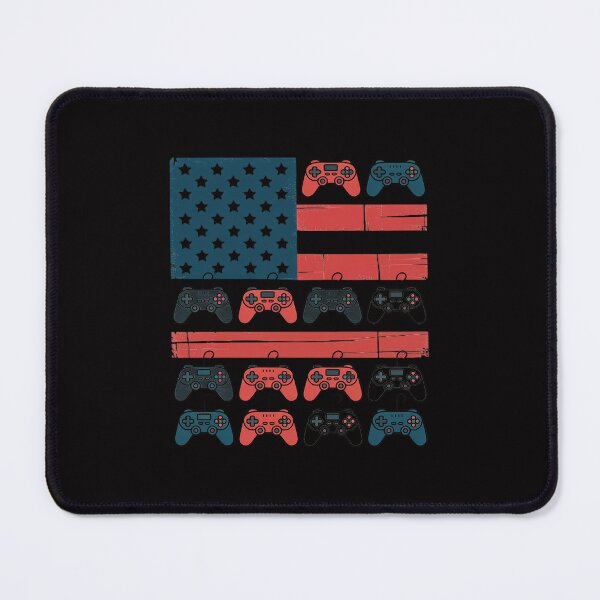 Item preview, American Flag Gamer July 4th Video Games USA Patriotic Pride designed and sold by tlallimicrichi.