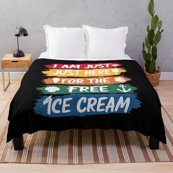 Item preview, I'M Just Here For The Free Ice Cream Funny Cruise Squad designed and sold by godreyimmzzg.