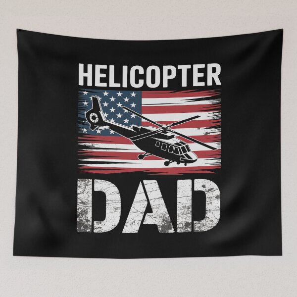 Item preview, Helicopter Dad Shirt USA Flag Helicopter Pilot Father's Day designed and sold by ProudForFunny.