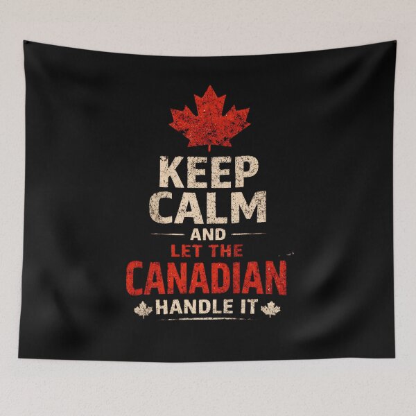 Item preview, Funny Canadian Maple Leaf "Keep Calm" Parody designed and sold by 519xdesign.