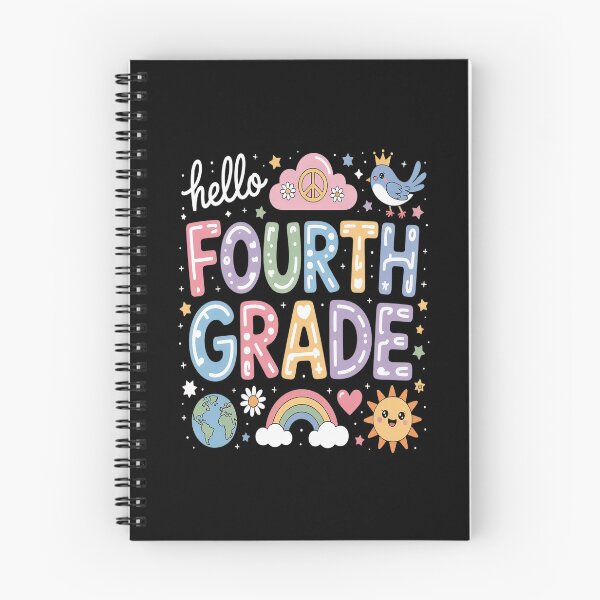 Item preview, Hello Fourth 4th Grade Back To School Teacher designed and sold by ProudForFunny.