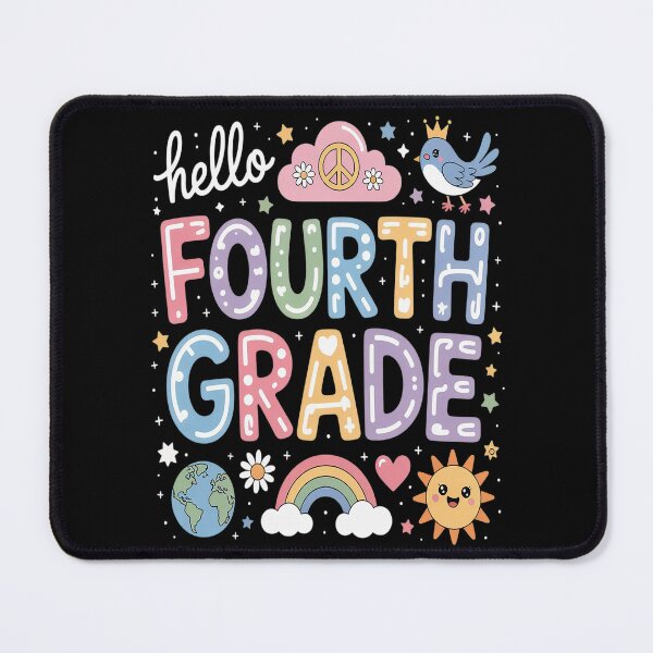 Item preview, Hello Fourth 4th Grade Back To School Teacher designed and sold by ProudForFunny.