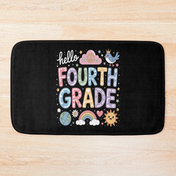 Item preview, Hello Fourth 4th Grade Back To School Teacher designed and sold by ProudForFunny.