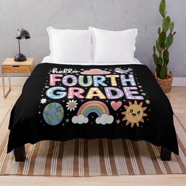 Item preview, Hello Fourth 4th Grade Back To School Teacher designed and sold by ProudForFunny.