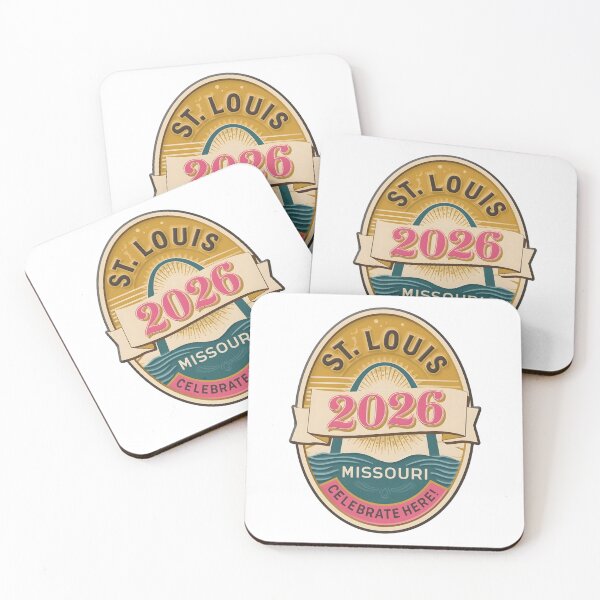 Item preview, Retro St. Louis Missouri 2026 Travel Badge - Vintage Style Sticker designed and sold by FestivityFinds.