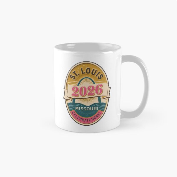 Item preview, Retro St. Louis Missouri 2026 Travel Badge - Vintage Style Sticker designed and sold by FestivityFinds.