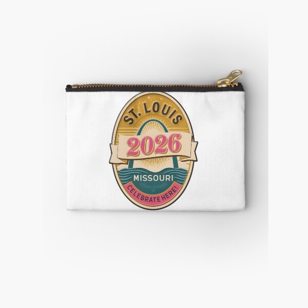 Item preview, Retro St. Louis Missouri 2026 Travel Badge - Vintage Style Sticker designed and sold by FestivityFinds.