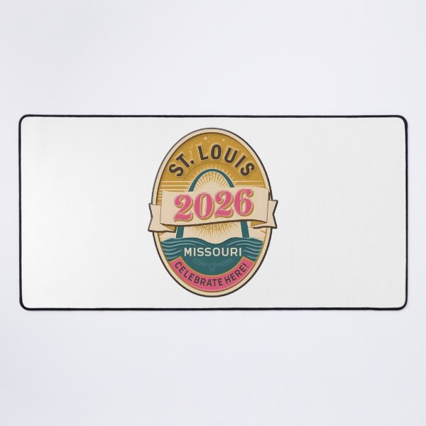 Item preview, Retro St. Louis Missouri 2026 Travel Badge - Vintage Style Sticker designed and sold by FestivityFinds.