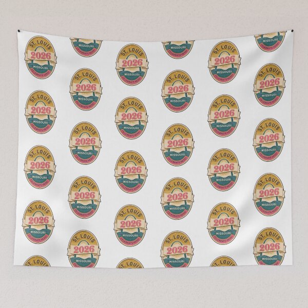 Item preview, Retro St. Louis Missouri 2026 Travel Badge - Vintage Style Sticker designed and sold by FestivityFinds.