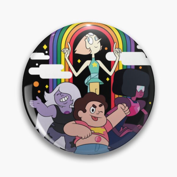 Item preview, Steven Universe Love Yourself Pride Rainbow Cast Cartoon designed and sold by DaphoLatara.