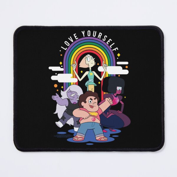 Item preview, Steven Universe Love Yourself Pride Rainbow Cast Cartoon designed and sold by DaphoLatara.