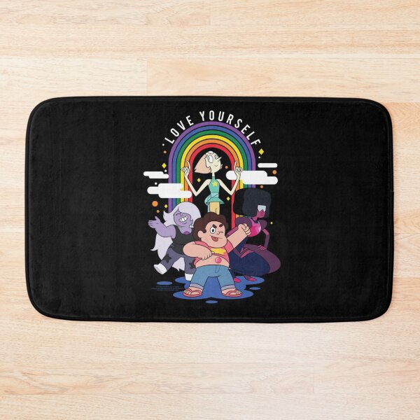 Item preview, Steven Universe Love Yourself Pride Rainbow Cast Cartoon designed and sold by DaphoLatara.