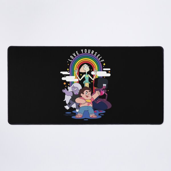 Item preview, Steven Universe Love Yourself Pride Rainbow Cast Cartoon designed and sold by DaphoLatara.