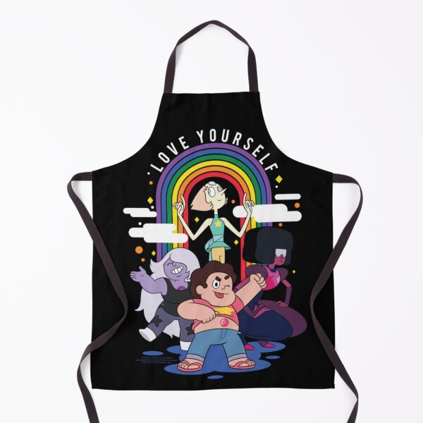 Item preview, Steven Universe Love Yourself Pride Rainbow Cast Cartoon designed and sold by DaphoLatara.