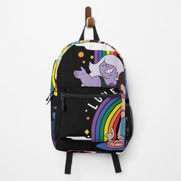 Item preview, Steven Universe Love Yourself Pride Rainbow Cast Cartoon designed and sold by DaphoLatara.