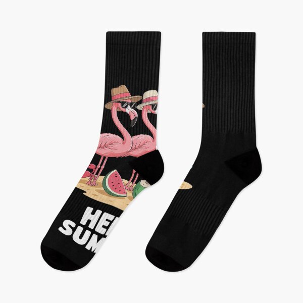 Item preview, Hello Summer Flamingo Lover Summer Vacation Beach Holiday designed and sold by ProudForFunny.