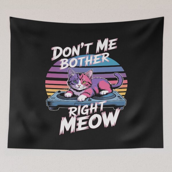 Item preview, Don't Bother Me Right Meow Cat Gamer Video Games Lover designed and sold by LegendsArt75.
