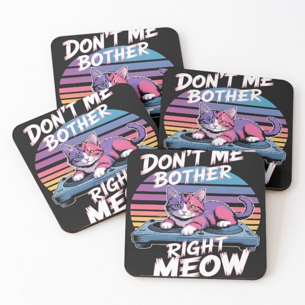 Item preview, Don't Bother Me Right Meow Cat Gamer Video Games Lover designed and sold by LegendsArt75.