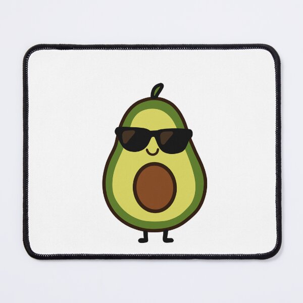 Artikelvorschau, Coole Kawaii-Avocado mit Sonnenbrille – Niedliche Fruchtfigur entworfen und verkauft von SunCraftStudio.