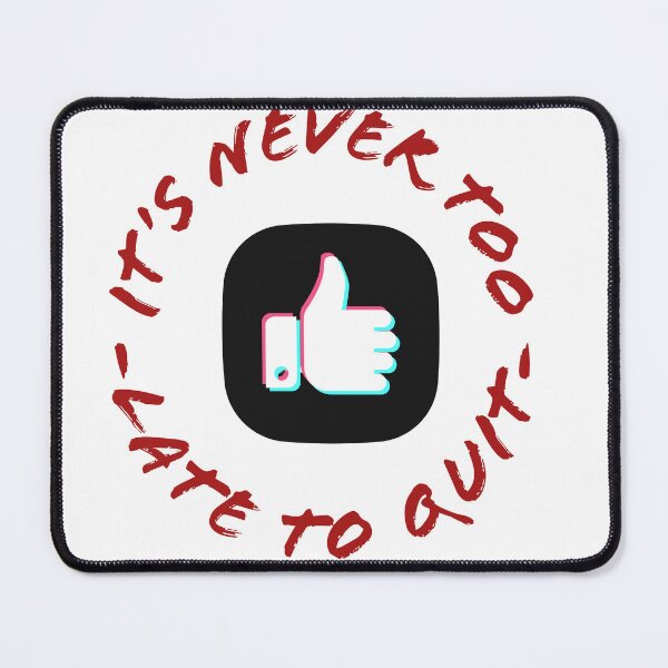 Item preview, Never too late designed and sold by THREAD VAULT.