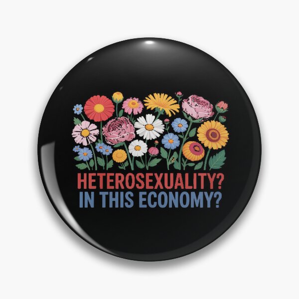 Item preview, Heterosexuality In This Economy Rainbow LGBT Gay designed and sold by ProudForFunny.