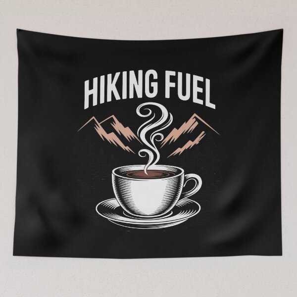 Item preview, Hiking fuel is coffee and mountains outdoor lover designed and sold by ProudForFunny.