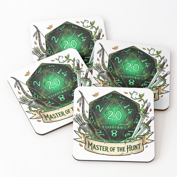 Item preview, Ranger "Master of the Hunt" Nature D20: D&D Class Emblem designed and sold by SkinnyFlatWhite.