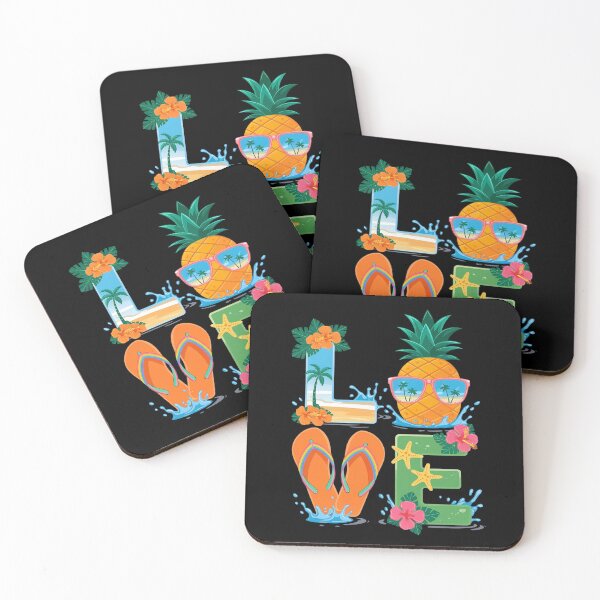 Item preview, Love Summer Shirt With Pineapple And Flip Flop Beach Life designed and sold by Moxizz.
