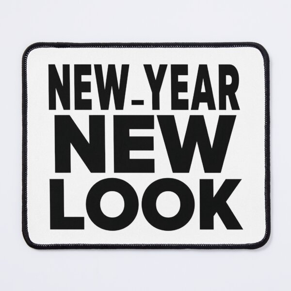 Item preview, New Year New Look Minimal black typography Quote designed and sold by Nordic Echo.