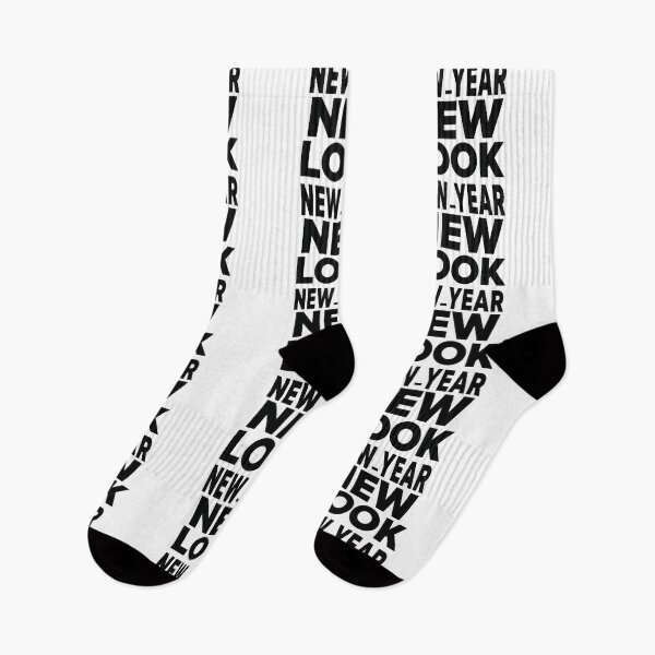 Item preview, New Year New Look Minimal black typography Quote designed and sold by Nordic Echo.
