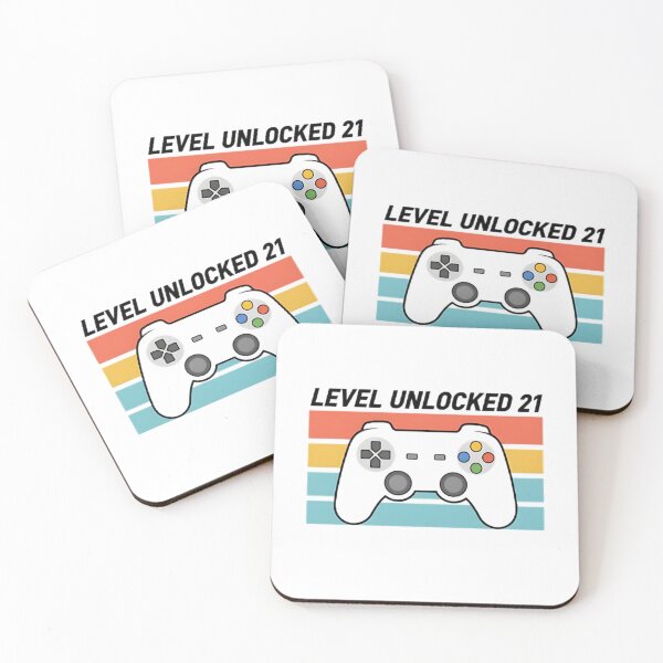Item preview, Level Unlocked Awesome 21st Birthday Gaming designed and sold by Thetund.
