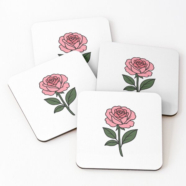 Item preview, Rose Flower Illustration designed and sold by SunCraftStudio.