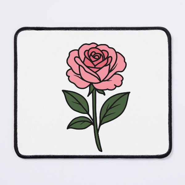 Item preview, Rose Flower Illustration designed and sold by SunCraftStudio.