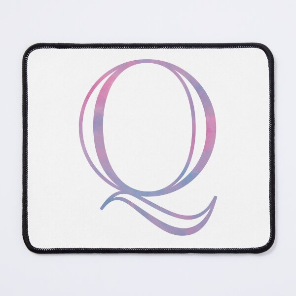 Item preview, Pastel Burst letter Q designed and sold by benvenuto a casa.