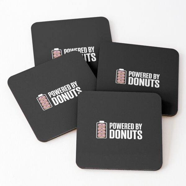 Item preview, Donut lover funny powered by donuts designed and sold by JessicaWalshdf.