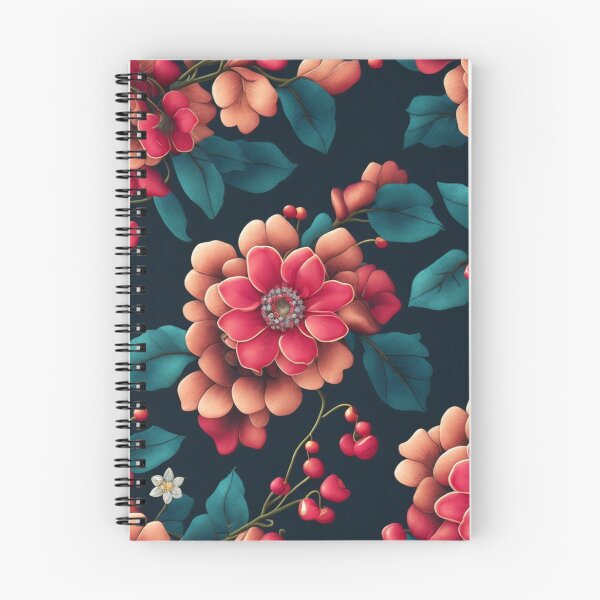 Item preview, Pink and Beige Floral Pattern with Elegant Botanical Flowers designed and sold by FANTASTIC-N.