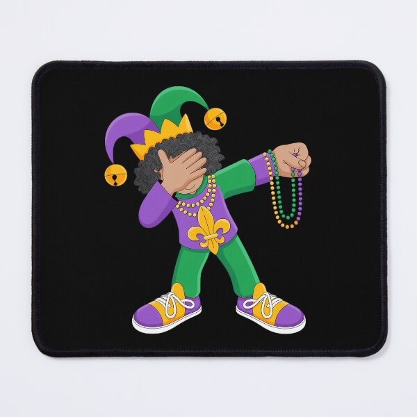 Item preview, Funny Dabbing Mardi Gras Boy designed and sold by Morphologiona.