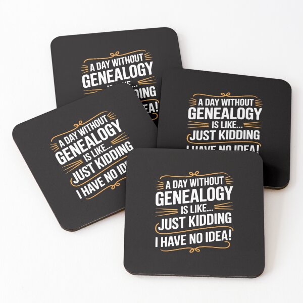 Item preview, A Day Without Genealogy Genealogist Family History Ancestry designed and sold by AnimeManga2D.