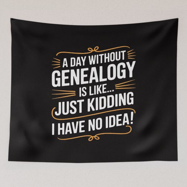 Item preview, A Day Without Genealogy Genealogist Family History Ancestry designed and sold by AnimeManga2D.
