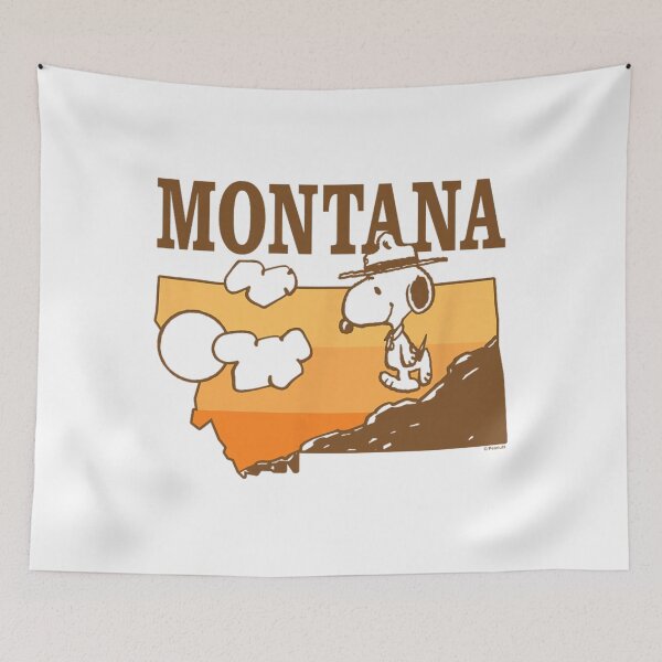 Item preview, Peanuts Snoopy Beagle Scout Montana Mountain Hiker  designed and sold by AronWade.