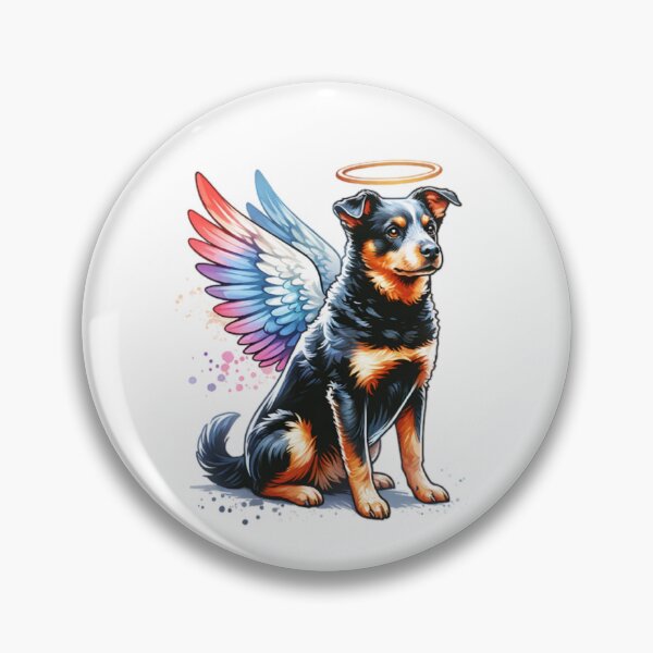 Item preview, Watercolor Lancashire Heeler Angel designed and sold by TheAnimalZ00.