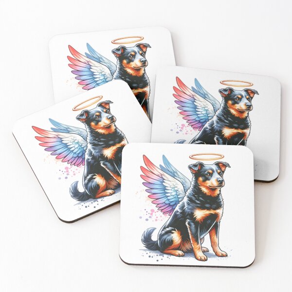 Item preview, Watercolor Lancashire Heeler Angel designed and sold by TheAnimalZ00.