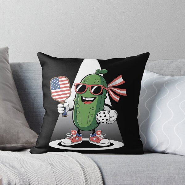 Item preview, Pickle Playing Pickleball USA Flag Pickle 4th Of July designed and sold by Moxizz.