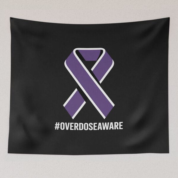 Item preview, Drug Overdose Awareness Day Shirt Purple Ribbon August 31st designed and sold by JessicaWalshdf.