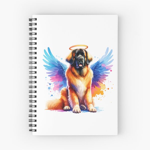Item preview, Watercolor Leonberger Angel designed and sold by TheAnimalZ00.