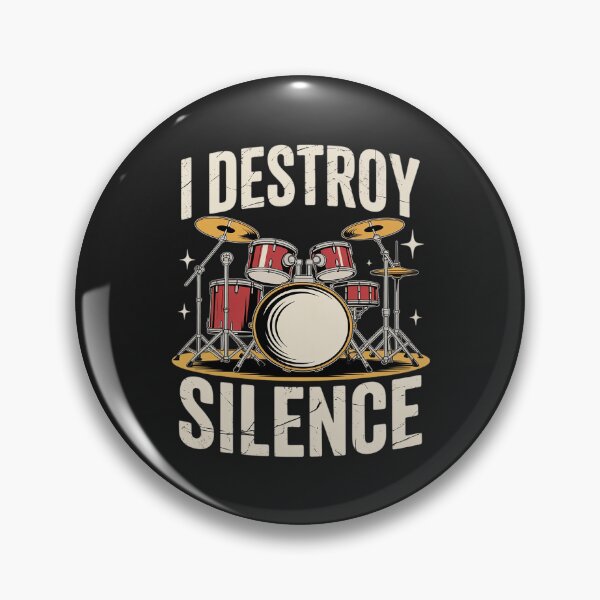 Item preview, Drummer I Destroy Silence Drum designed and sold by JessicaWalshdf.